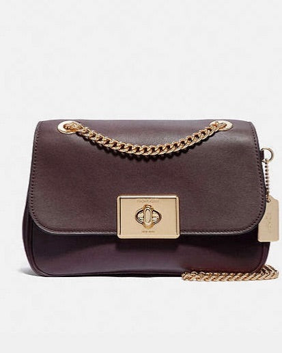 coach brown cassidy crossbody bag, Size