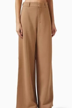 maxmara tan tailored trousers, Size 40