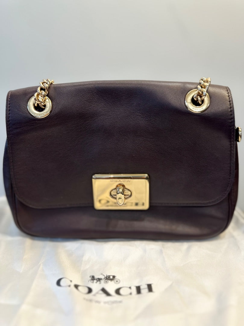 coach brown cassidy crossbody bag, Size