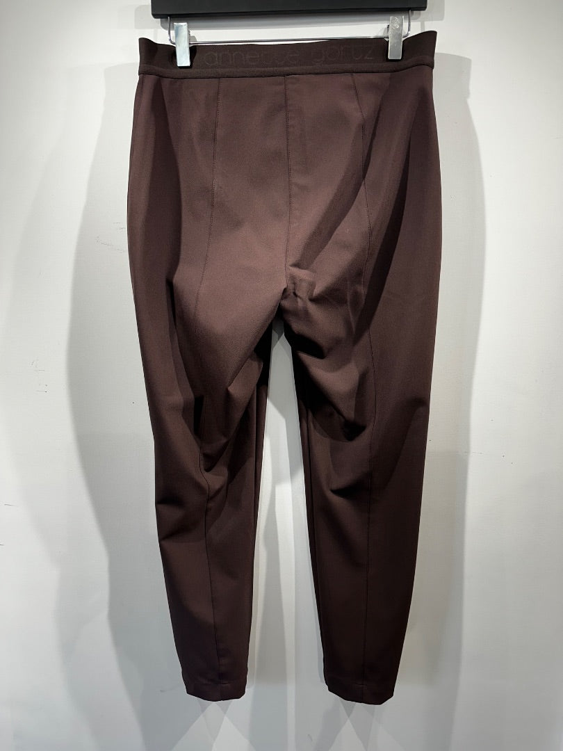 annette gortz chocolate tapered leg pants, Size 38