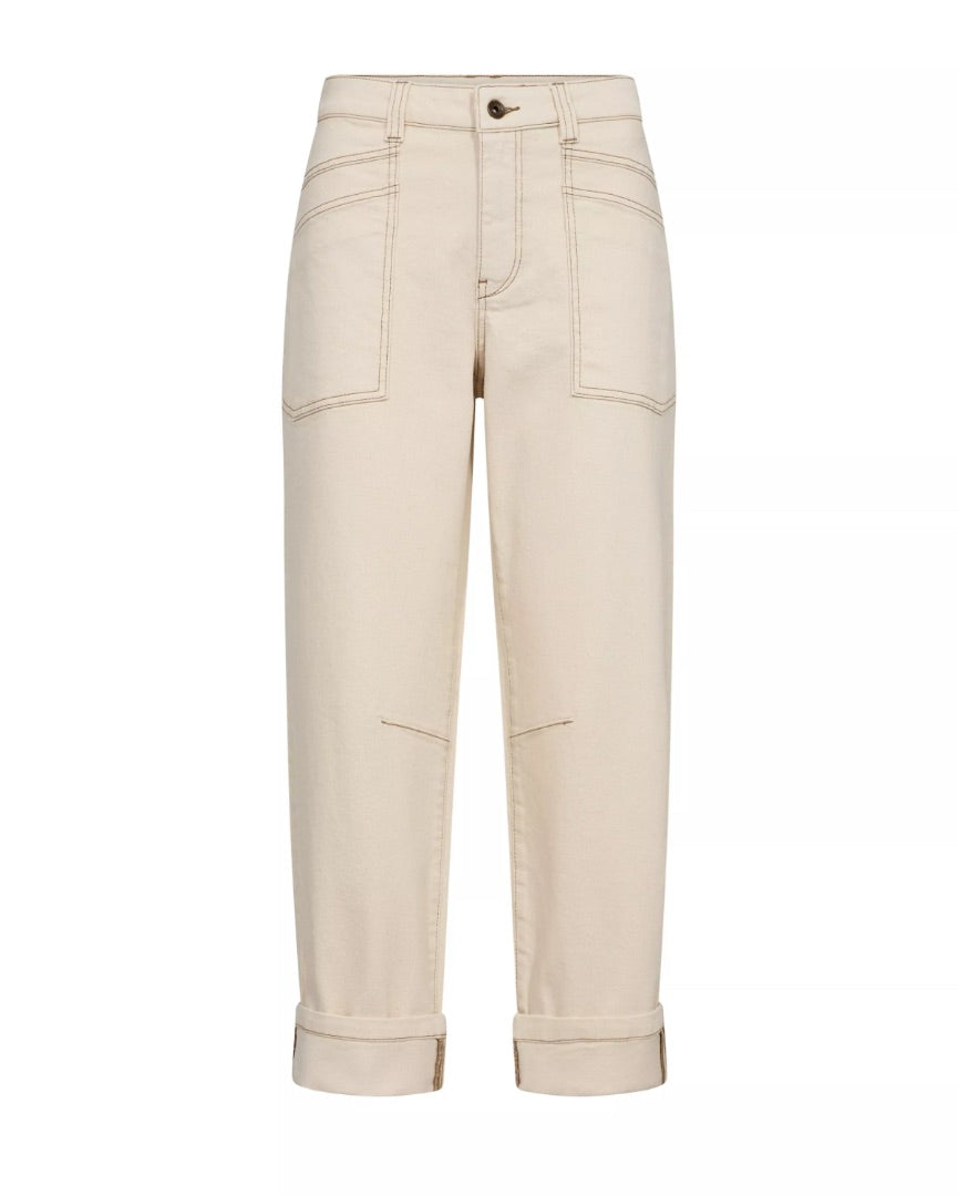 Mos Mosh Ecru Utility trousers, Size 29
