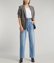 Load image into Gallery viewer, Isabel Marant Etoile Grey Plaid single button jacket, Size 38
