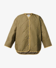 Load image into Gallery viewer, Anine Bing Khaki Quilted oversized jacket, Size XS

