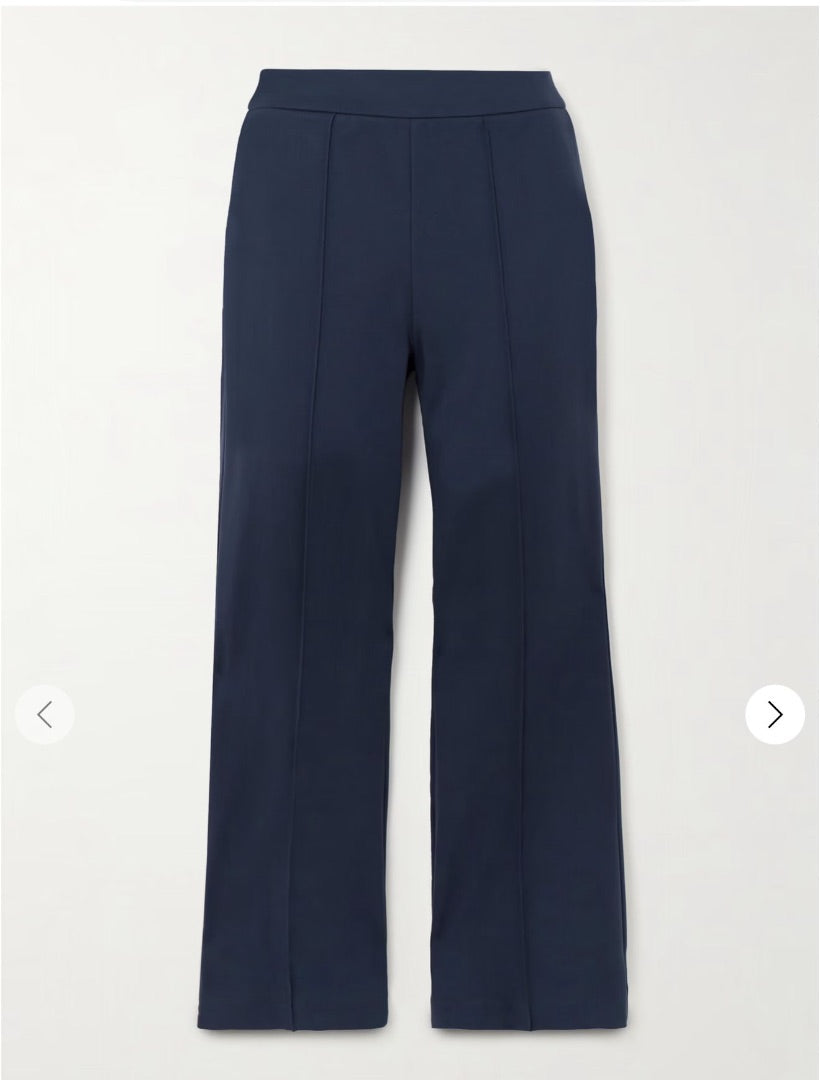 Staud Navy Navy stretch tailored trousers, Size medium