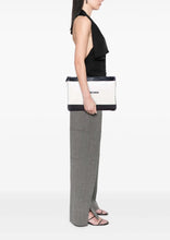 Load image into Gallery viewer, Balenciaga Natural Linen pouch, Size Medium
