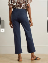 Load image into Gallery viewer, Staud Navy Navy stretch tailored trousers, Size medium
