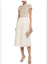 Load image into Gallery viewer, self portrait Ivory Guipere lace midi dress, Size 10
