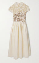 Load image into Gallery viewer, self portrait Ivory Guipere lace midi dress, Size 10
