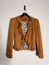 Load image into Gallery viewer, traffic people Tan Faux suede jacket, Size xs
