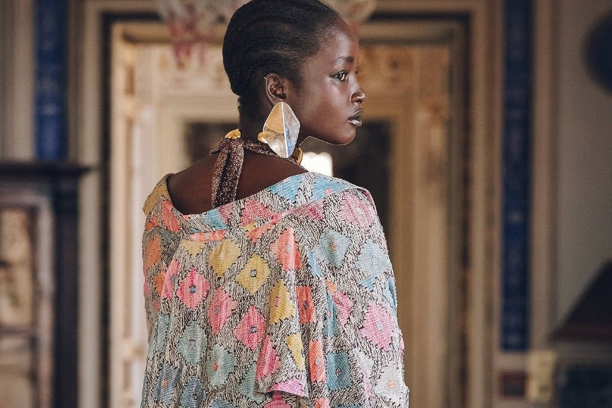 Mes Demoiselles multicoloured otranto long silky kimono, Size 42