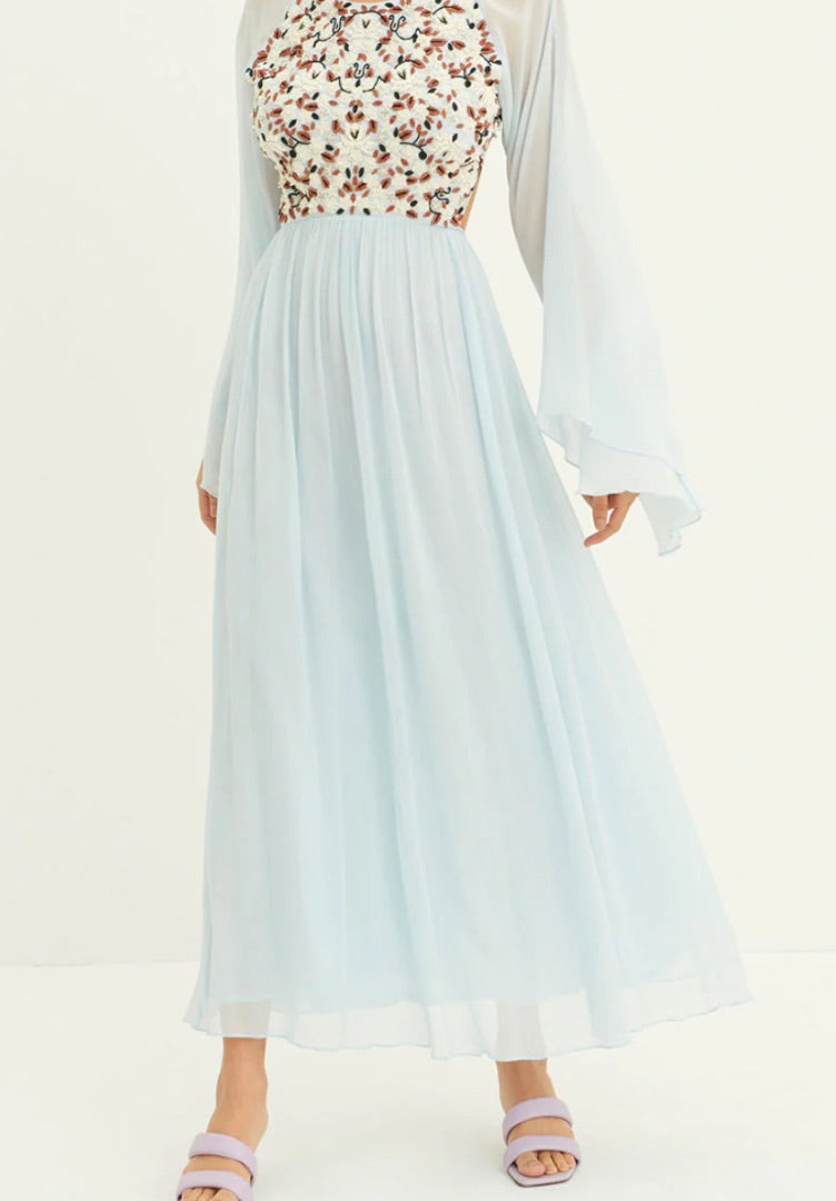 Antik batik Blue Floaty dress, Size M/40