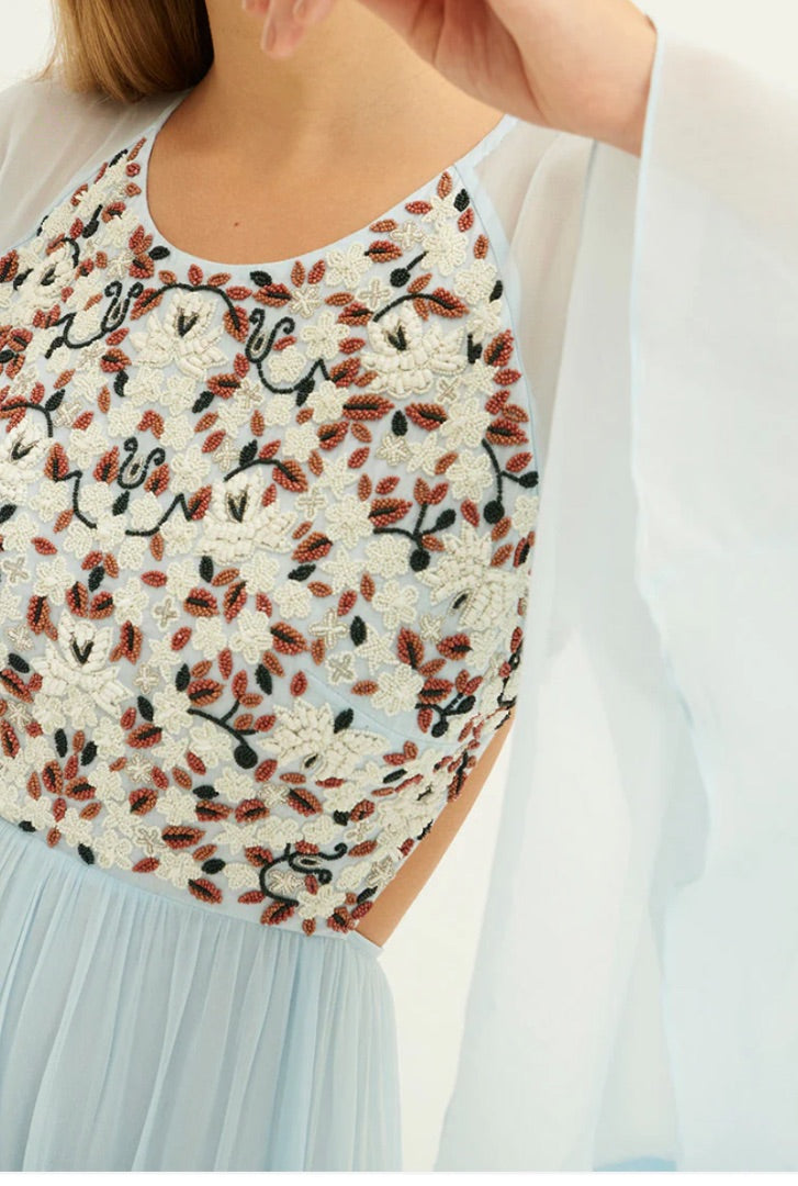 Antik batik Blue Floaty dress, Size M/40