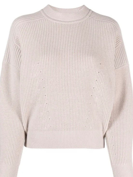 Isabel Marant Etoile nude blow merino wool sweater, Size 40