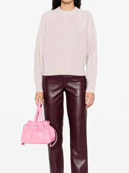 Isabel Marant Etoile nude blow merino wool sweater, Size 40