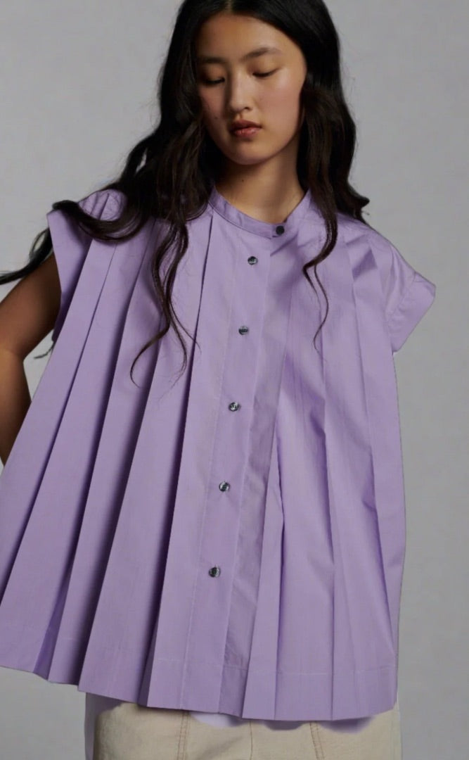 Soeur Lilac Abeille blouse, Size 36