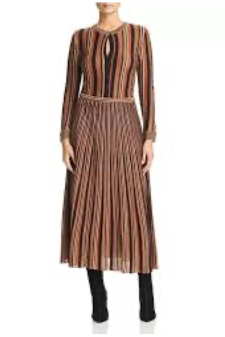 Marella Brown Knit midi dress, Size M