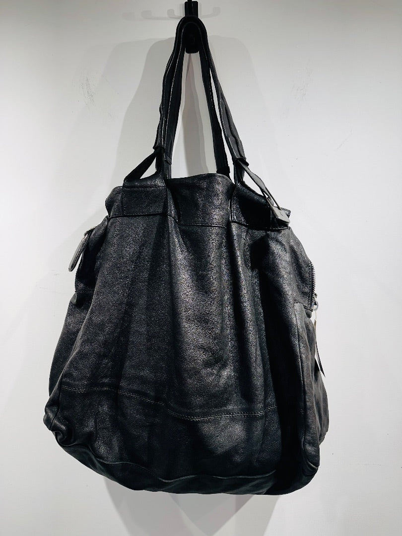 sissirossi Black Slouchy leather bag, Size Large