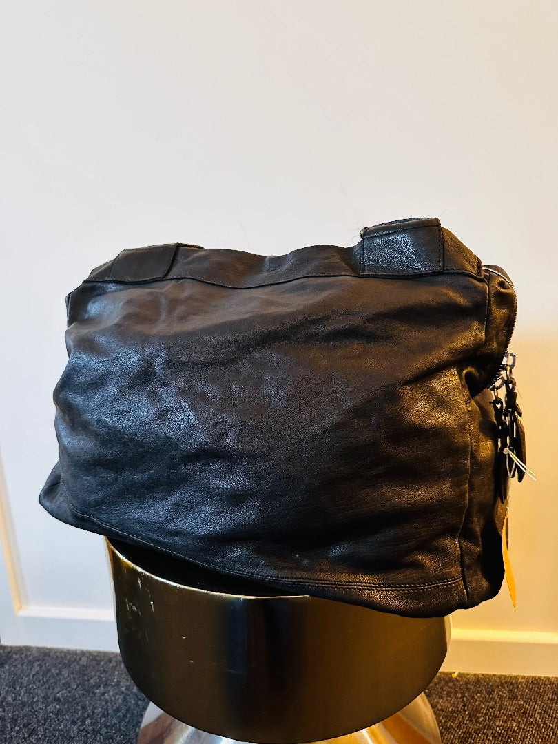 sissirossi Black Slouchy leather bag, Size Large