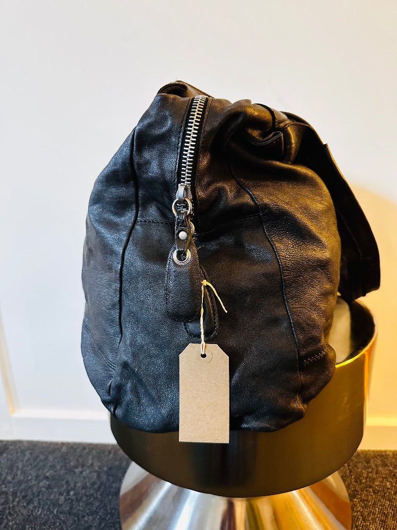 sissirossi Black Slouchy leather bag, Size Large