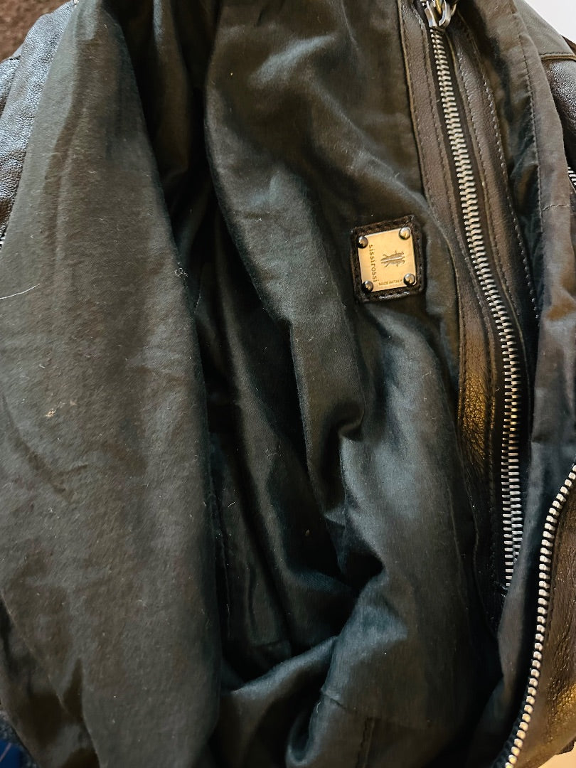 sissirossi Black Slouchy leather bag, Size Large