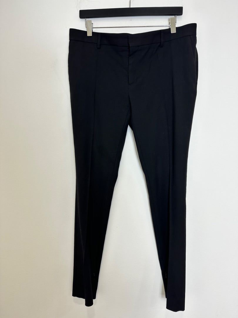 YSL Black Vintage Tailored Trousers, Size 42