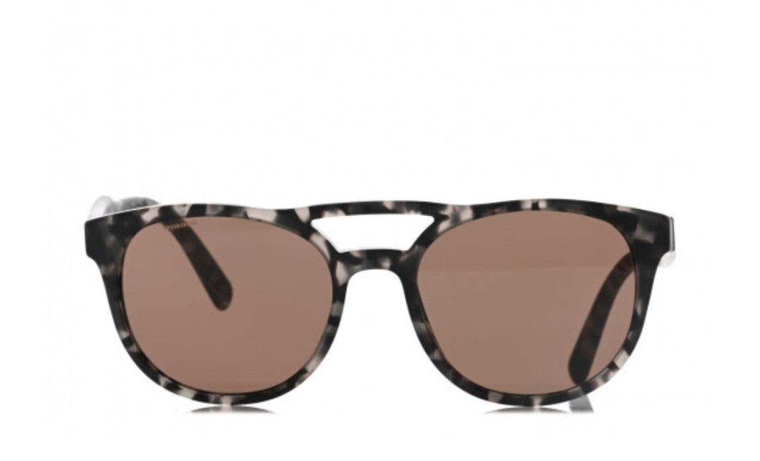 Prada Grey Grey tortoiseshell sunglasses, Size One size