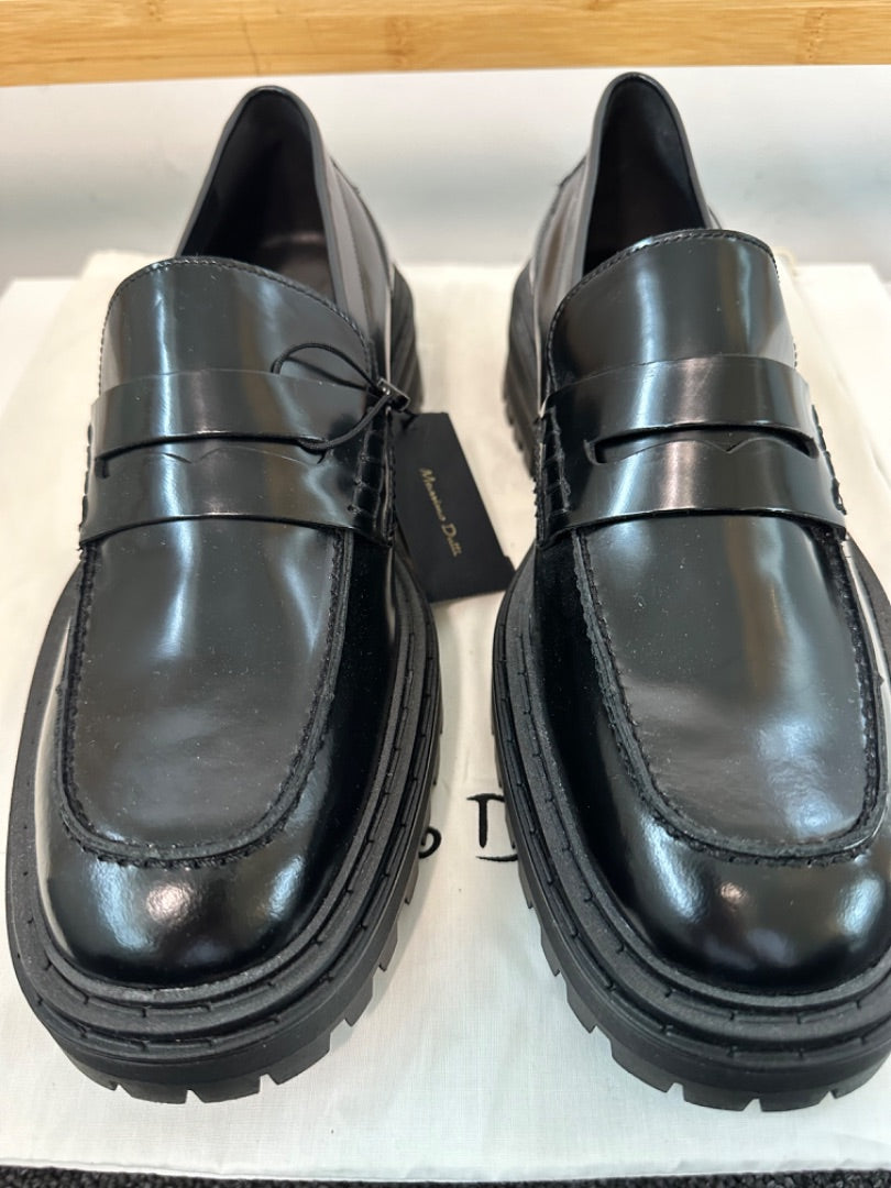 Massimo Dutti Black Chunky loafers, Size 41