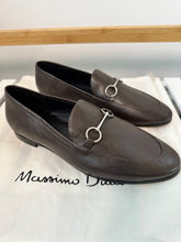 Load image into Gallery viewer, Massimo Dutti Brown Buckle trim loafers, Size 41
