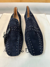 Load image into Gallery viewer, Massimo Dutti Navy Suede Loafers, Size 41
