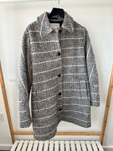 Load image into Gallery viewer, selected femme Multicoloured Houndstooth checked coat, Size 12
