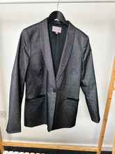 Load image into Gallery viewer, Ana Jakobs Silver Metallic Shimmer Jacket, Size 14
