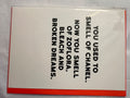 Redback Cards White Chanel card, Size