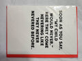 Redback Cards White Soon as you say card, Size