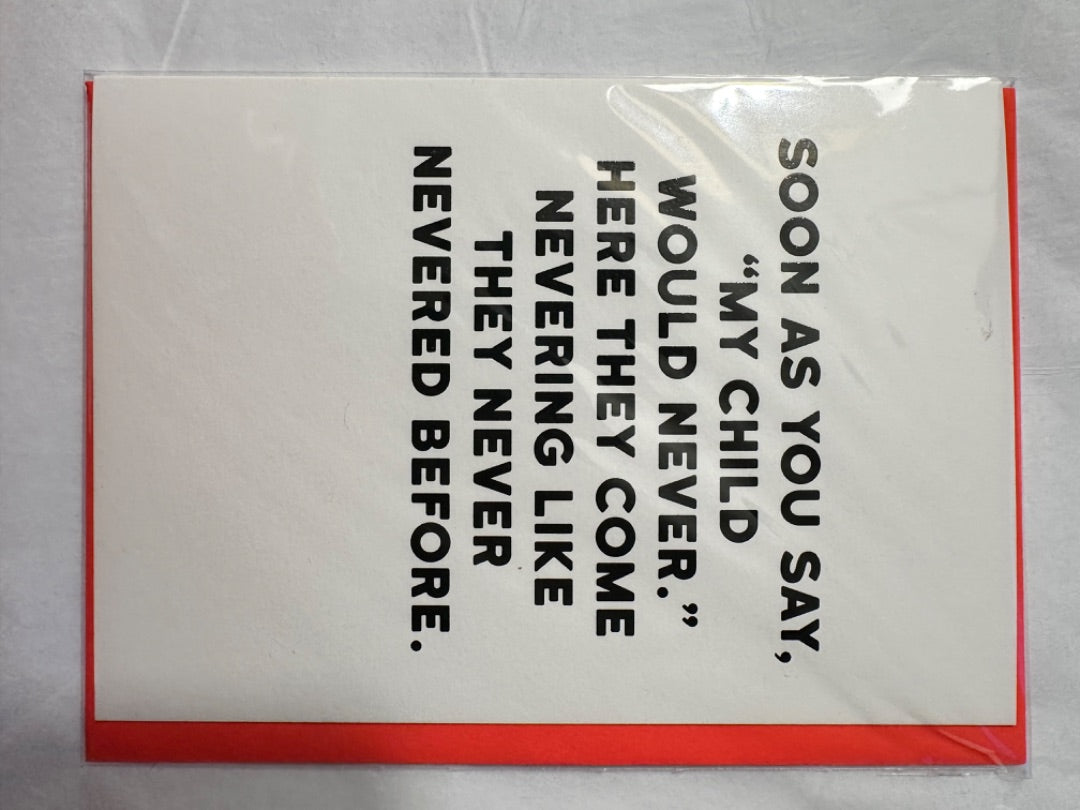 Redback Cards White Soon as you say card, Size