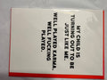 Redback Cards White My child card, Size