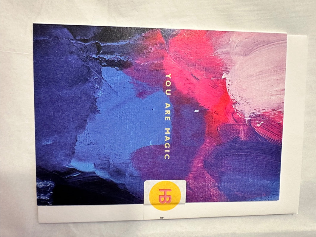 Hanna Buck Multicoloured You are Magic Card, Size 145mm x 105mm