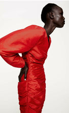 Load image into Gallery viewer, Zara Red Ruched dress, Size S
