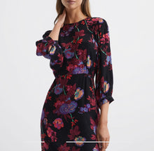 Load image into Gallery viewer, Reiss Multicoloured Floral dress, Size 14
