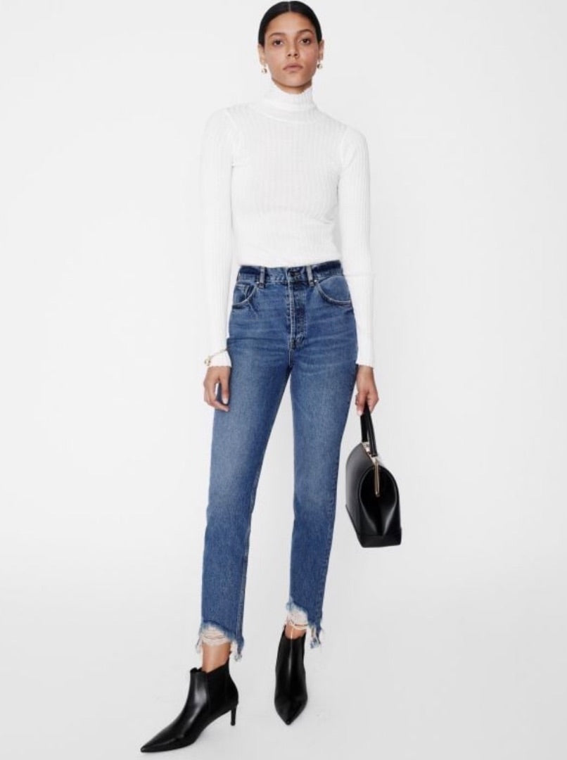 Anine Bing Blue Sonya Washed jeans, Size 25