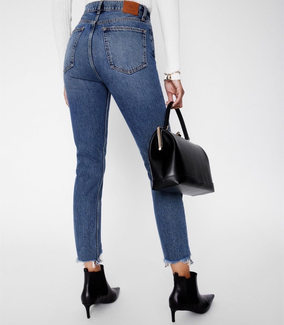 Anine Bing Blue Sonya Washed jeans, Size 25