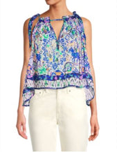 Load image into Gallery viewer, Isabel Marant Blue violine  Tiered top, Size 40
