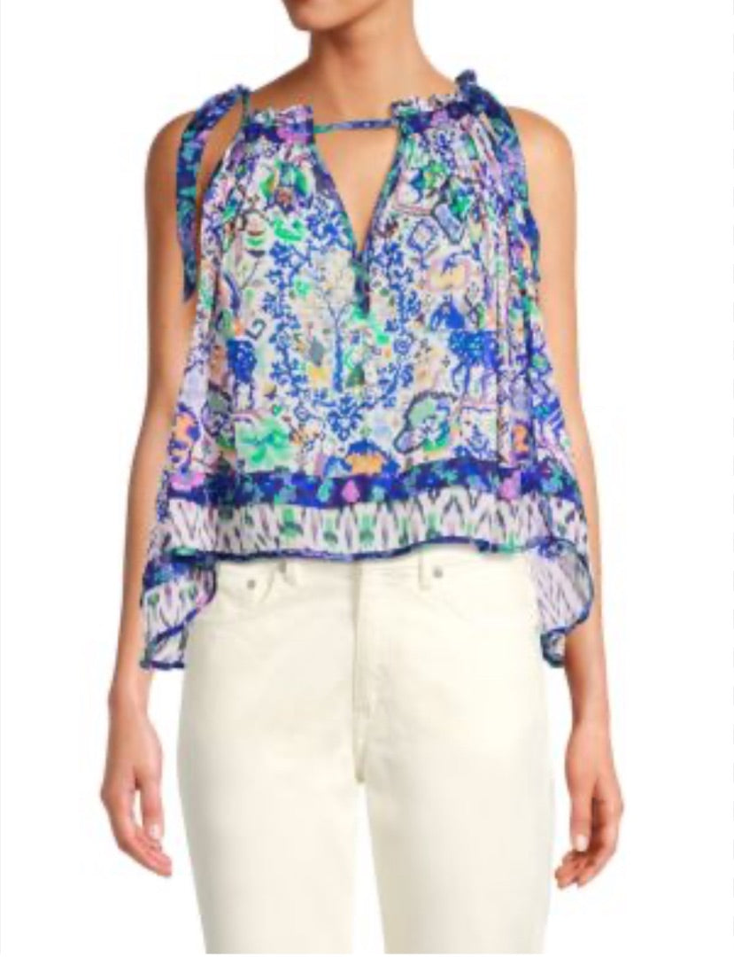 Isabel Marant Blue violine  Tiered top, Size 40