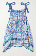 Load image into Gallery viewer, Isabel Marant Blue violine  Tiered top, Size 40
