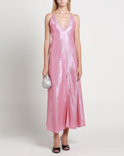 Load image into Gallery viewer, Forte Forte Pink Midi Lurex dress, Size III
