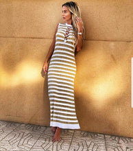 Load image into Gallery viewer, Ruth Erotokritou Gold Knit dress, Size L
