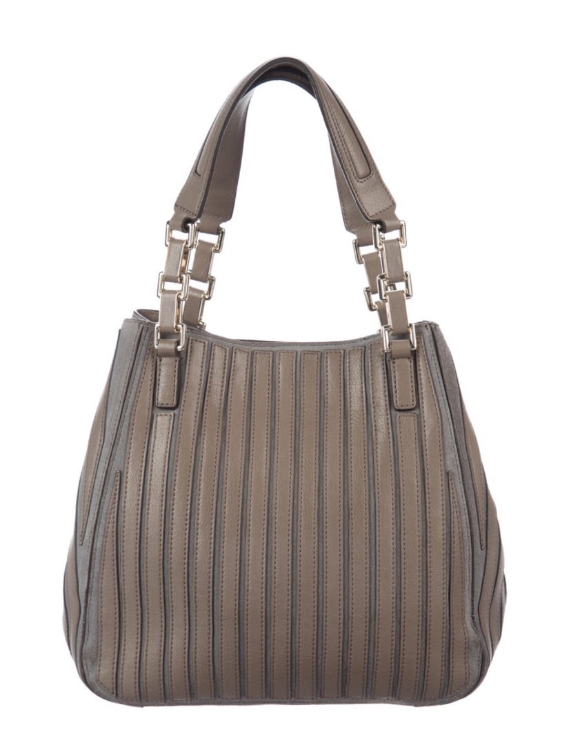 anya hindmarch Grey Belvedere handbag, Size Medium