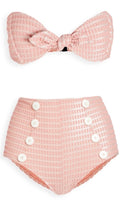 Load image into Gallery viewer, Lisa Maria Fernandez Pink Three piece bikini, Size 4
