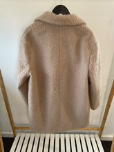 Load image into Gallery viewer, M&amp;S Natural Teddy Coat, Size 14
