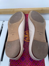 Load image into Gallery viewer, Tory Burch Shell Pink Logo Ballet Flats, Size US 7.5   UK 6.5
