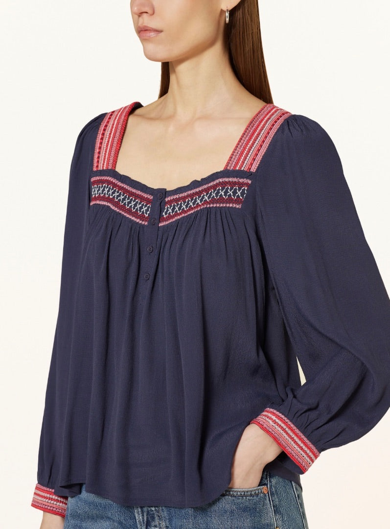 Bash Blue Tops, Size 4